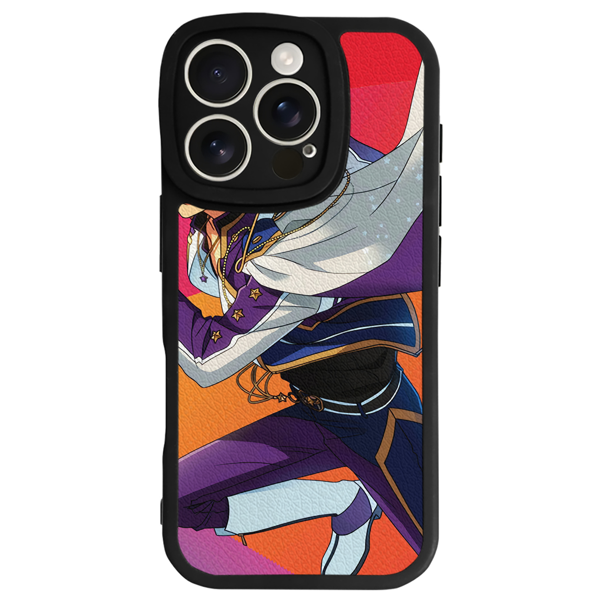 （画像用） あんさんぶるスターズ! Ensemble Stars 【iPhone 16シリーズ対応】シリコンスマホケース（レザー調） 材質：シリコン
